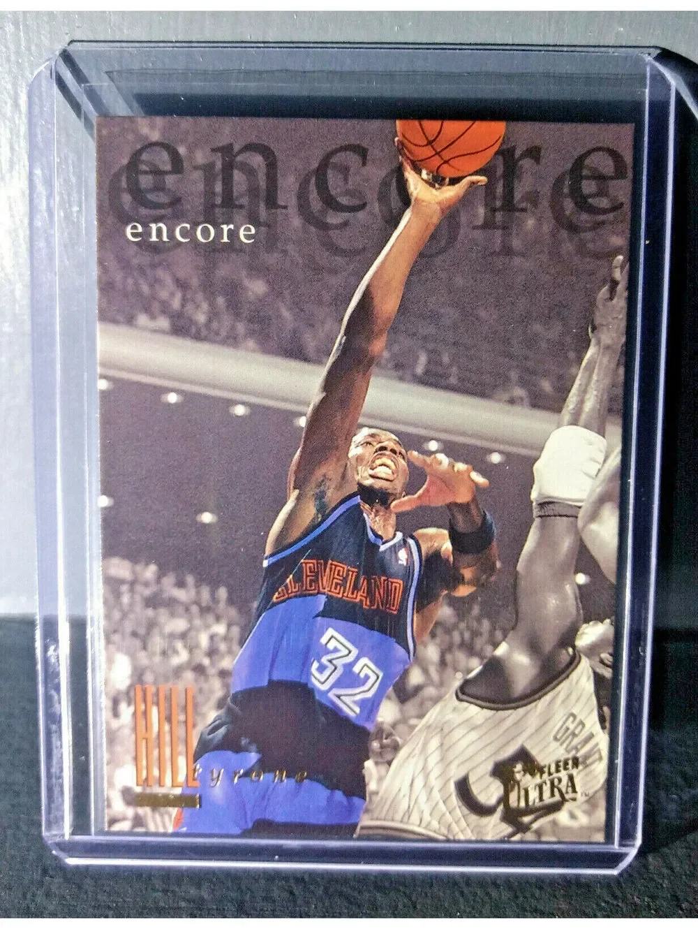 1995-96 Tyrone Hill Fleer Ultra #313 Encore Basketball Card